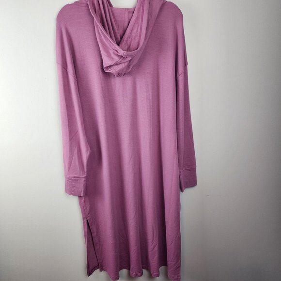 Old Navy sz XL Live in French Terry Hooded Dress Mauve - Picture 8 of 12